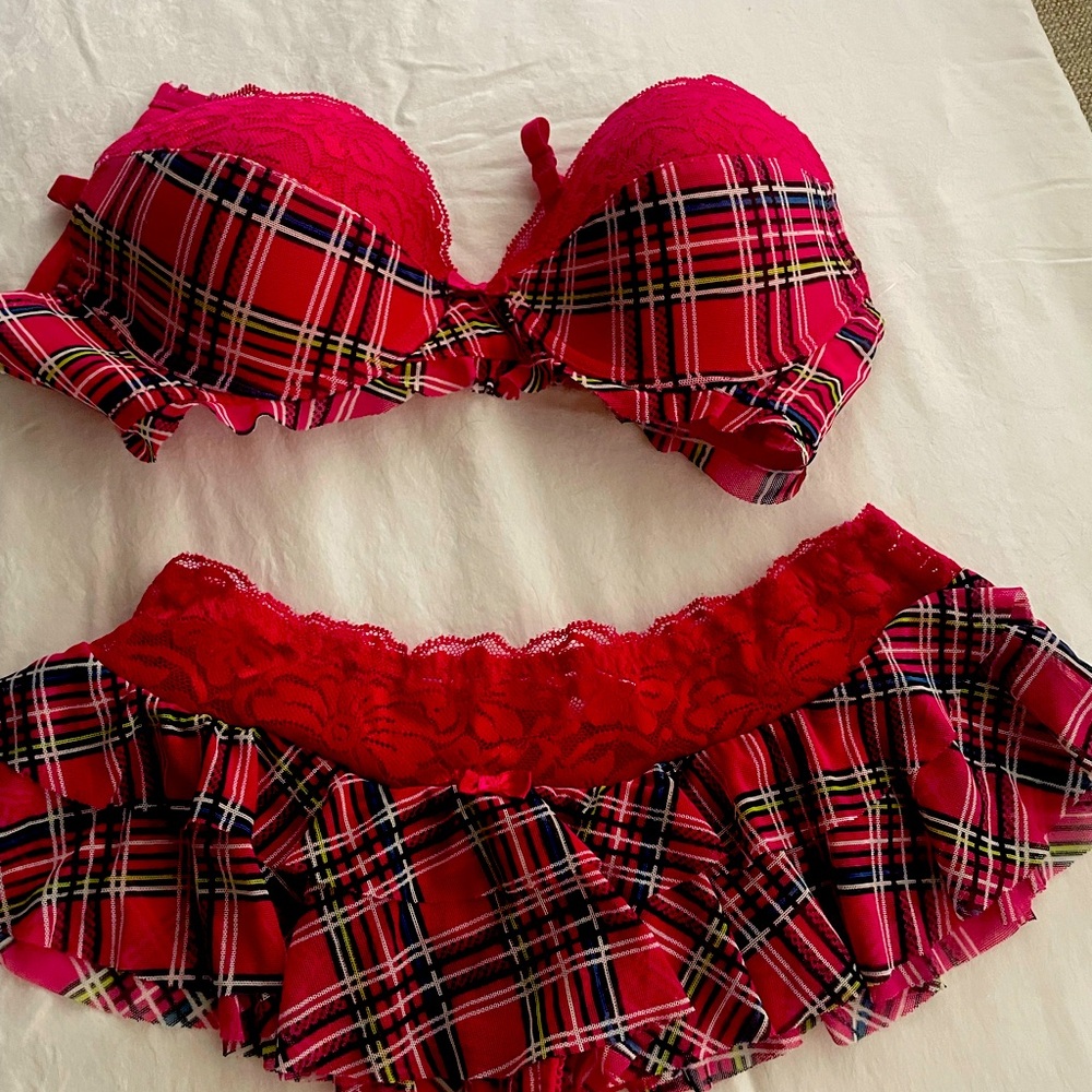 Tartan Lingerie Set